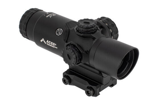 Primary Arms GLx 2X Prism Scope with ACSS Gemini 9mm reticle is optimized for PCCs